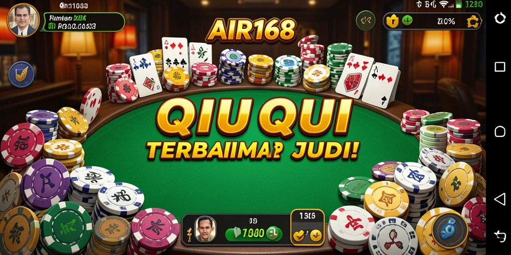 Tampilan gameplay seru dari AIR168 saat bermain QiuQiu.