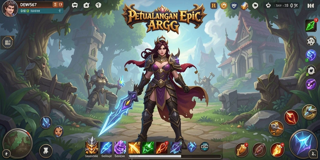 Tampilan gameplay DEWI567 yang mendebarkan dan penuh aksi.