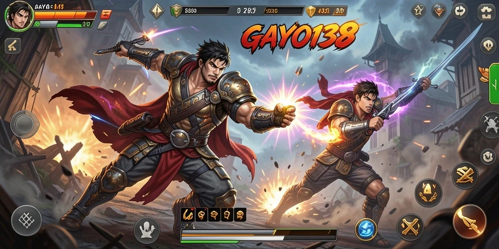 Tampilan gameplay <strong>GAYO138</strong> yang penuh aksi dan seru.
