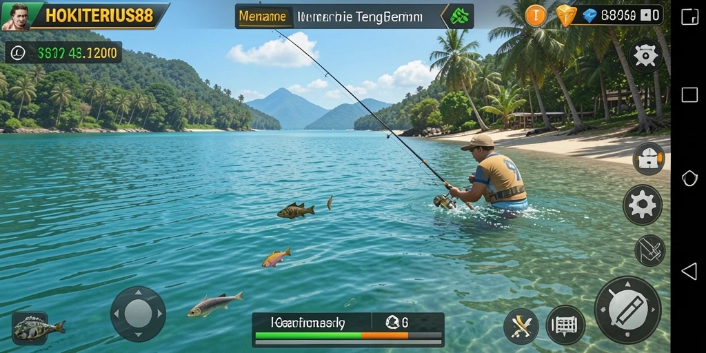 Tangkapan ikan dalam gameplay HOKITERUS88 yang menakjubkan.
