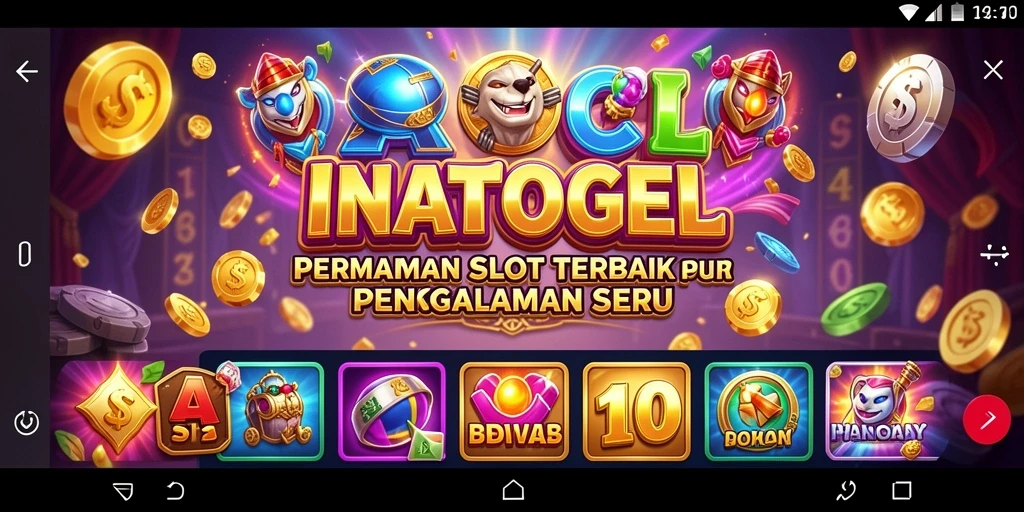 Tampilan gameplay menarik dari permainan Slot INATOGEL.