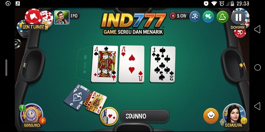 Tampilan gameplay seru dan grafis menarik di IND777.