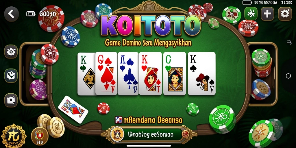 Gameplay seru KOITOTO dalam permainan Domino.