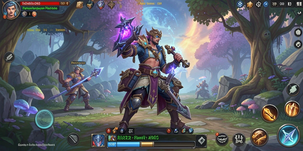 Tampilan gameplay seru dan mendebarkan dalam OH222.