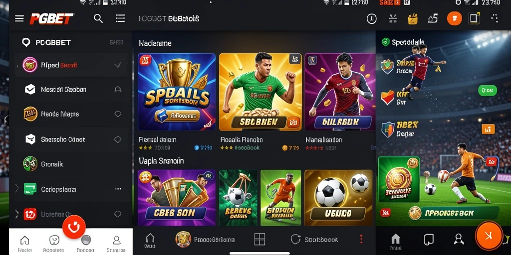 Tampilan antarmuka PGBET yang menarik saat taruhan olahraga.
