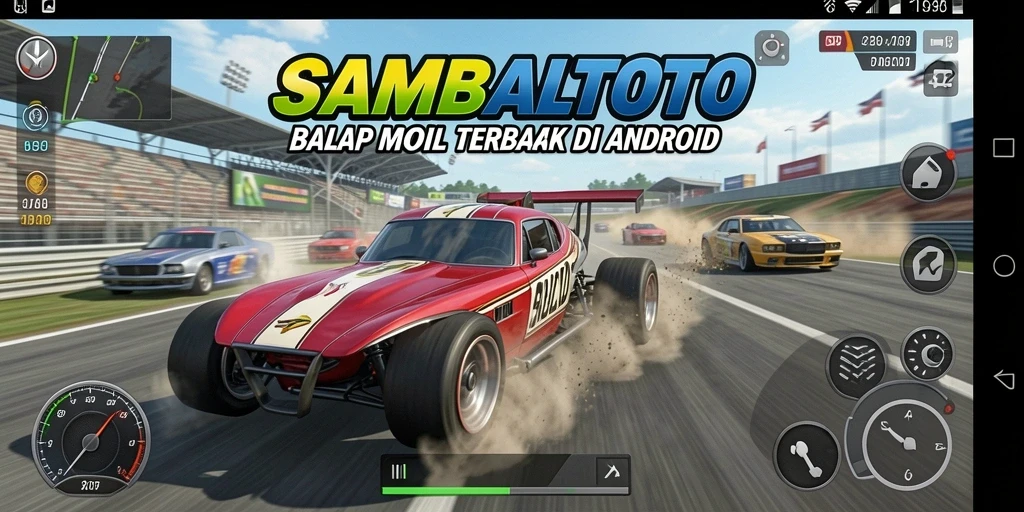 Gameplay seru di SAMBALTOTO dengan balapan yang mendebarkan.